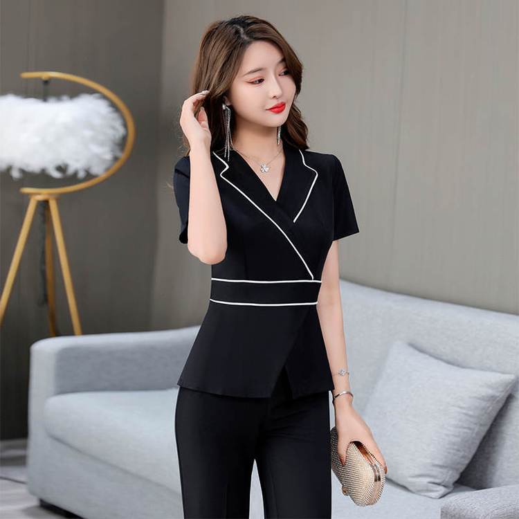 足浴足疗店美容院美容师服装采耳师工作服技师服套装