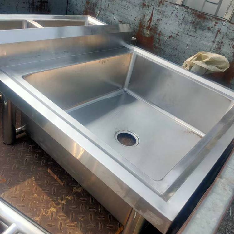 不锈钢解冻池商用特厚加深水槽带排水阀消毒浸泡池