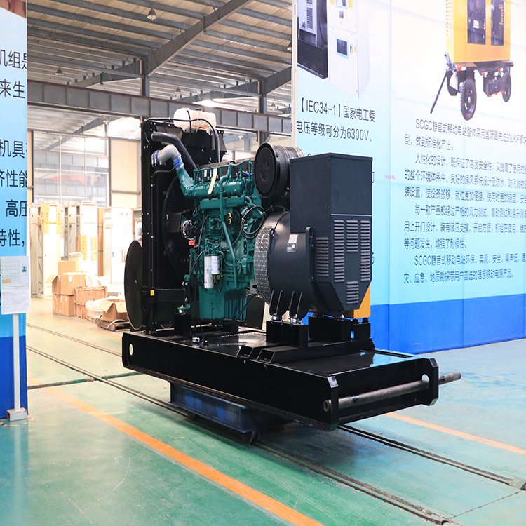 低油耗大功率100KW柴油发电机组 静音式全自动仓库工厂紧急发电