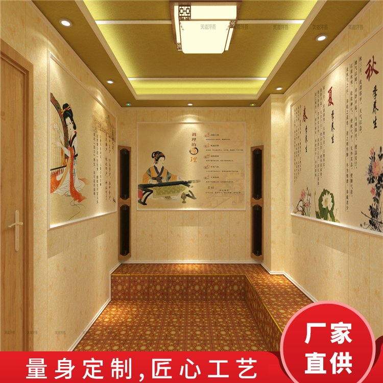 家庭纳米汗蒸房造价 厂家定做远红外汗蒸光波房 定制家用桑拿房设备