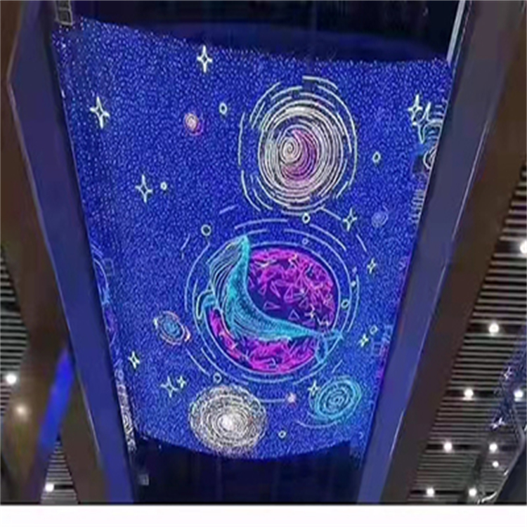户外灯饰画壁画灯装饰画梵高Led氛围灯商场酒店外墙大型广告灯