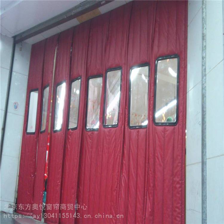 阔海 保暖防寒棉门帘 冷库大门透视窗隔断帘 耐磨损强 不易变形