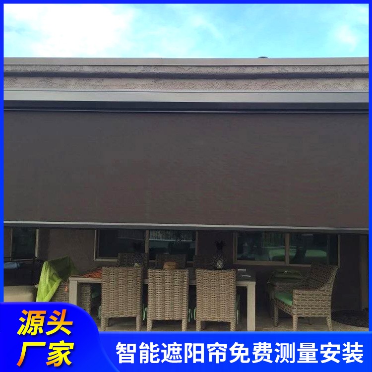 电动挡雨防风卷帘 隔热遮阳帘 遮阳遮光 生产厂家