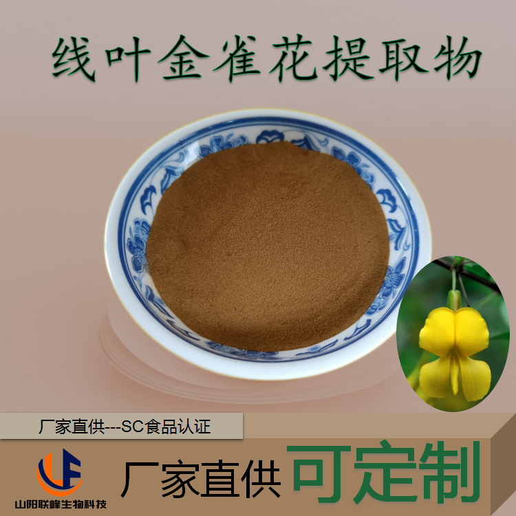 线叶金雀花提取物 南非茶提取粉 多倍浓缩水提工艺 易水溶10:1
