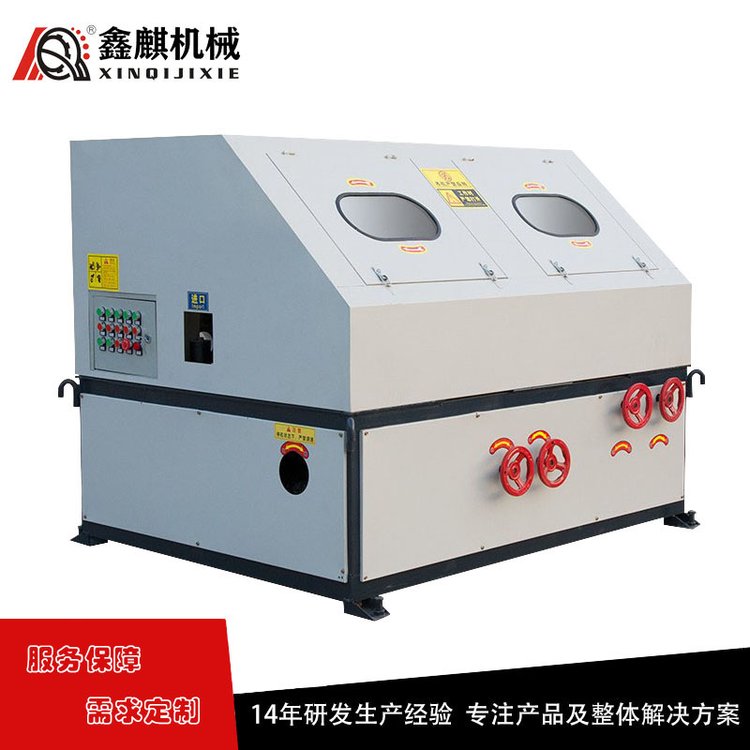 四面方管抛光机 鑫麒 扁钢槽钢除锈机 方钢角钢打磨机 拉丝机
