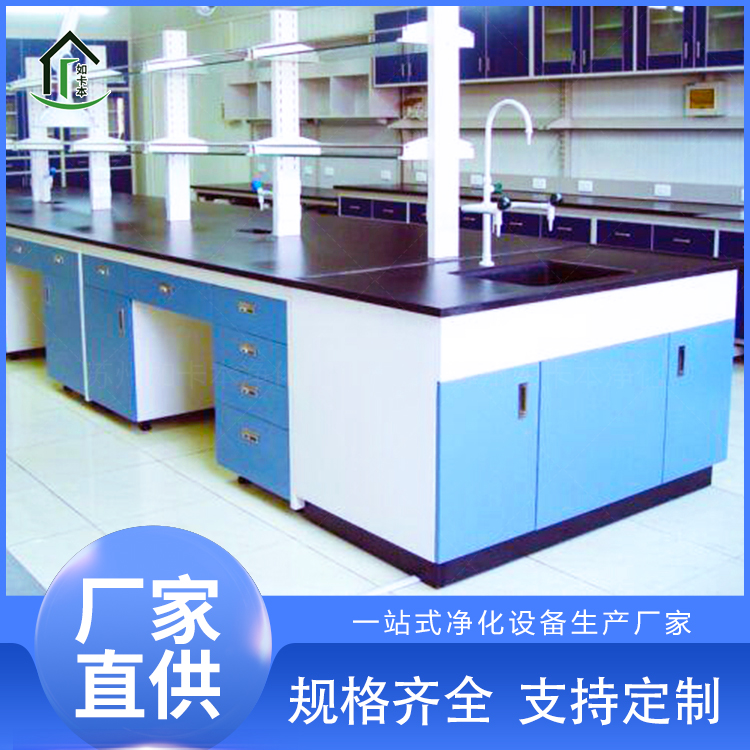 学校用钢木实验台 全钢龙骨加固 耐高温台面 3天发货 如卡本净化