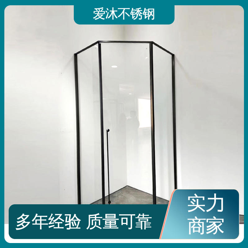 爱沐 移门隔断门 不锈钢淋浴房 防腐防霉 易安装性