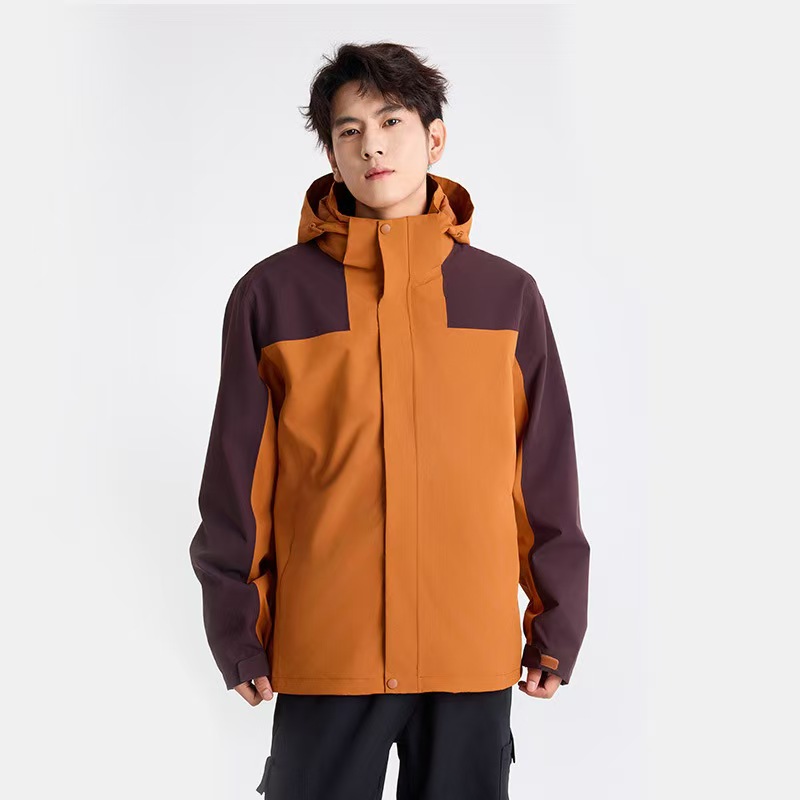 户外加厚冲锋衣三合一可拆卸进藏爬山登山服防风防水定制印字