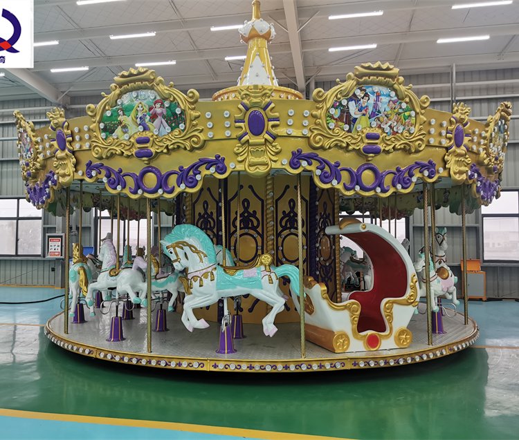 广场游乐设备 24座欧式豪华转马 可定制 源头厂家 终身维修