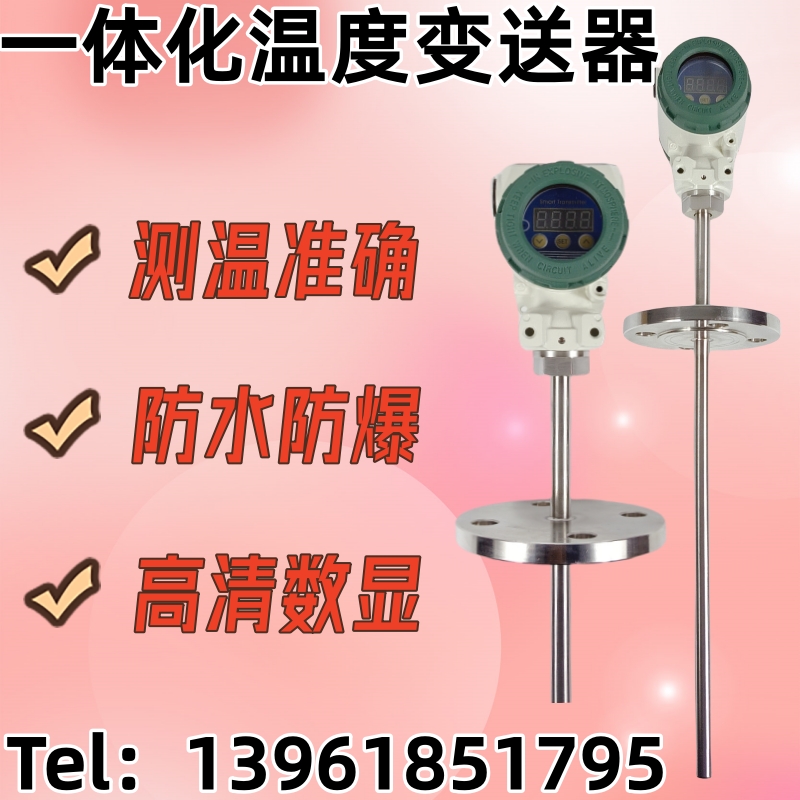 一体化温度变送器传感器数显温度显示仪防爆防腐不锈钢