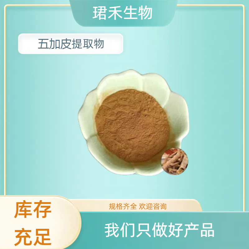 五加皮提取物 水溶性好 五加皮浓缩浸膏粉 可定制规格