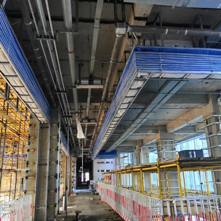 鑫质佳 商场医院大跨度提升防火卷帘 异形堆积无轨道防火卷帘门