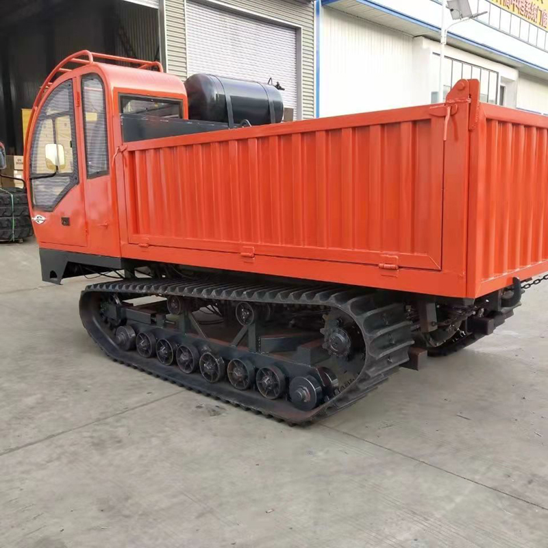 1吨2吨3吨4吨履带运输车 农用泥地陆地水地全地形翻斗自卸车 贵盛