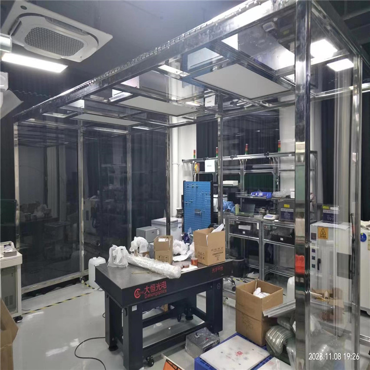 禄米 百级实验室FFU无尘净化棚简易设备防尘罩洁净棚