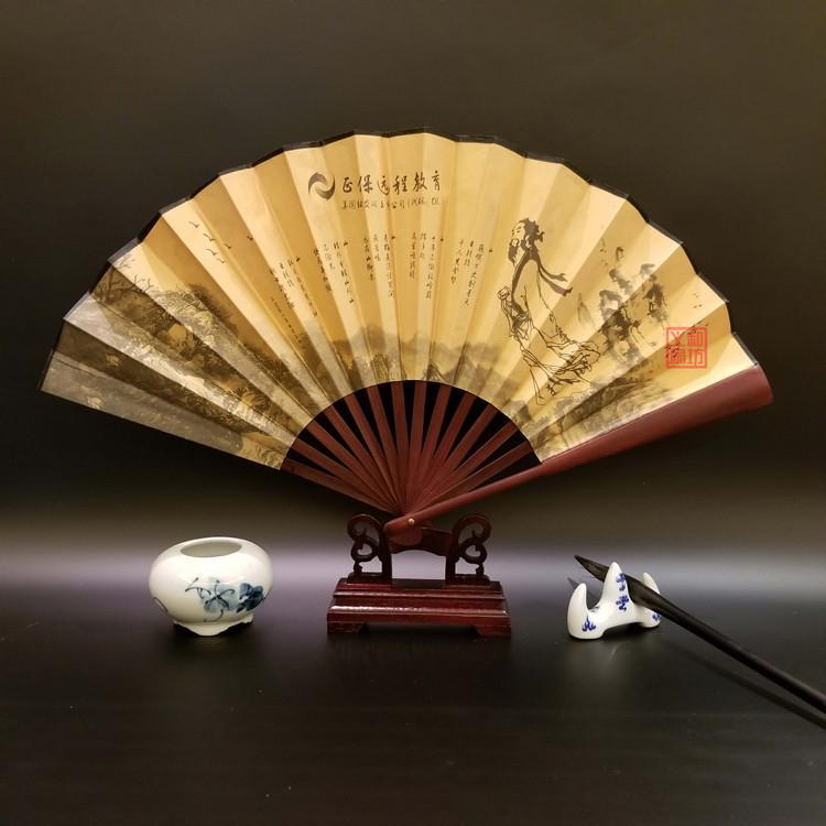 纸扇_古风折扇_可广告定制 规格齐全 品质精美