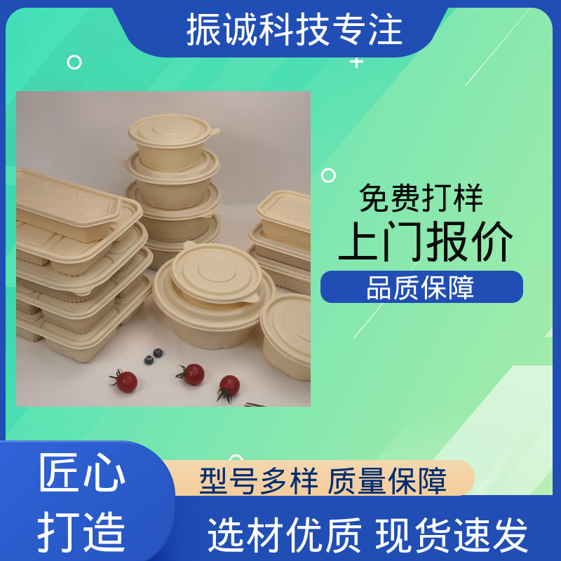 可降解餐盒 餐厅餐馆都能用 加厚 儿童带餐便携环保 振诚科技