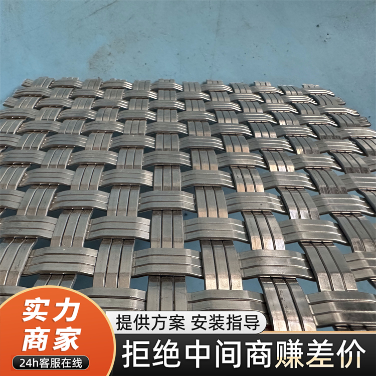 古铜不锈钢装饰帘网玫瑰金色菱形网 润鸿金属编织网隔断
