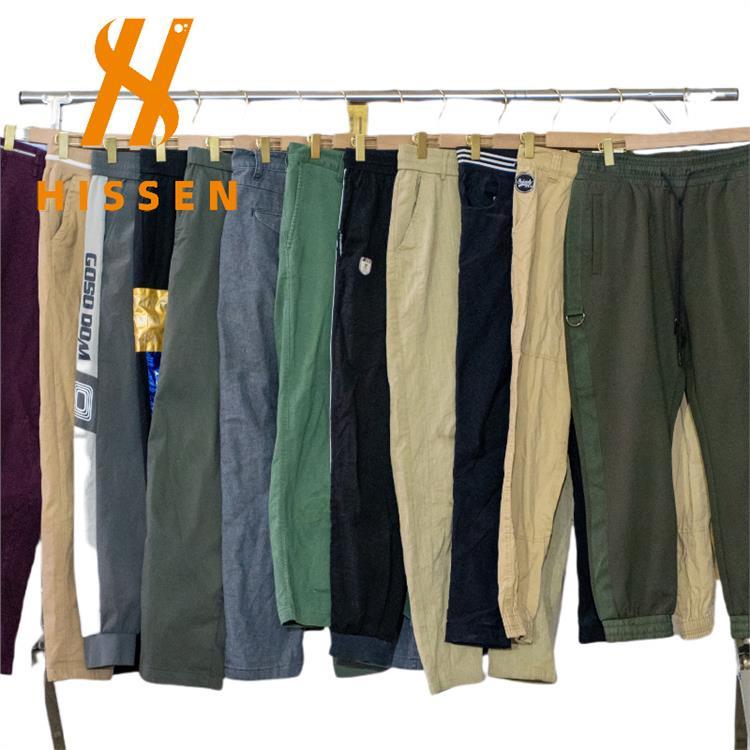 二手衣服批发跨境出口所罗门群岛used pants二手男装休闲长裤