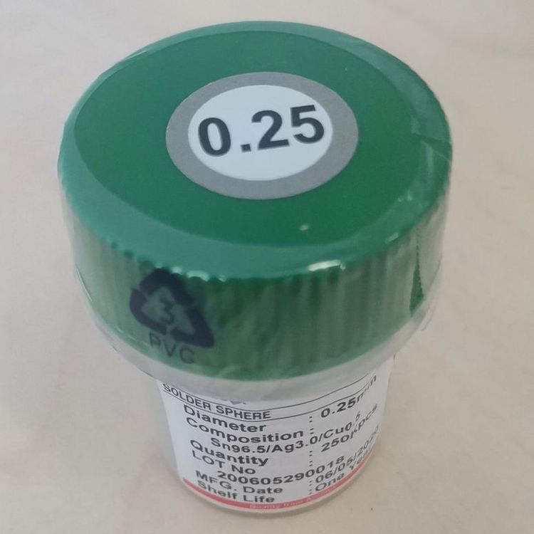 恒硕品牌无铅锡球 贴片返修半导体封装 银色现货秒发