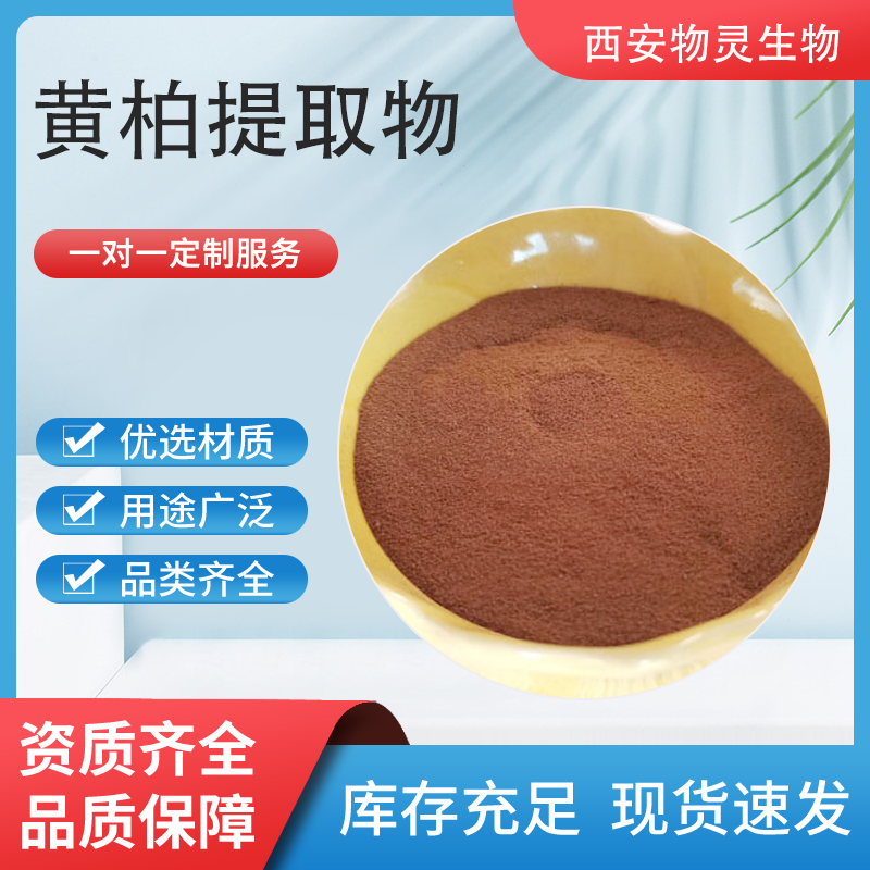 黄柏提取物 水溶黄柏原料粉 速溶粉 浸膏 可定制生产规格