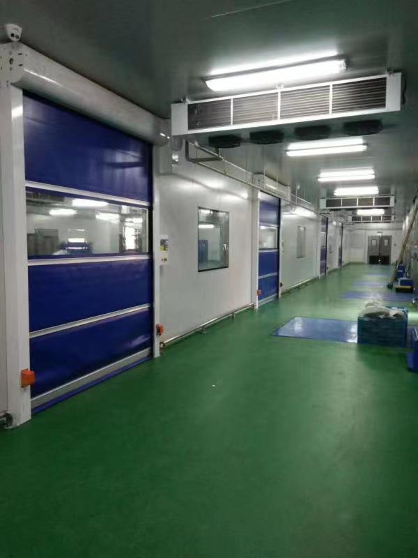阔海 pvc快速电动门卷帘门 平开式防火门定制安装卷闸门厂