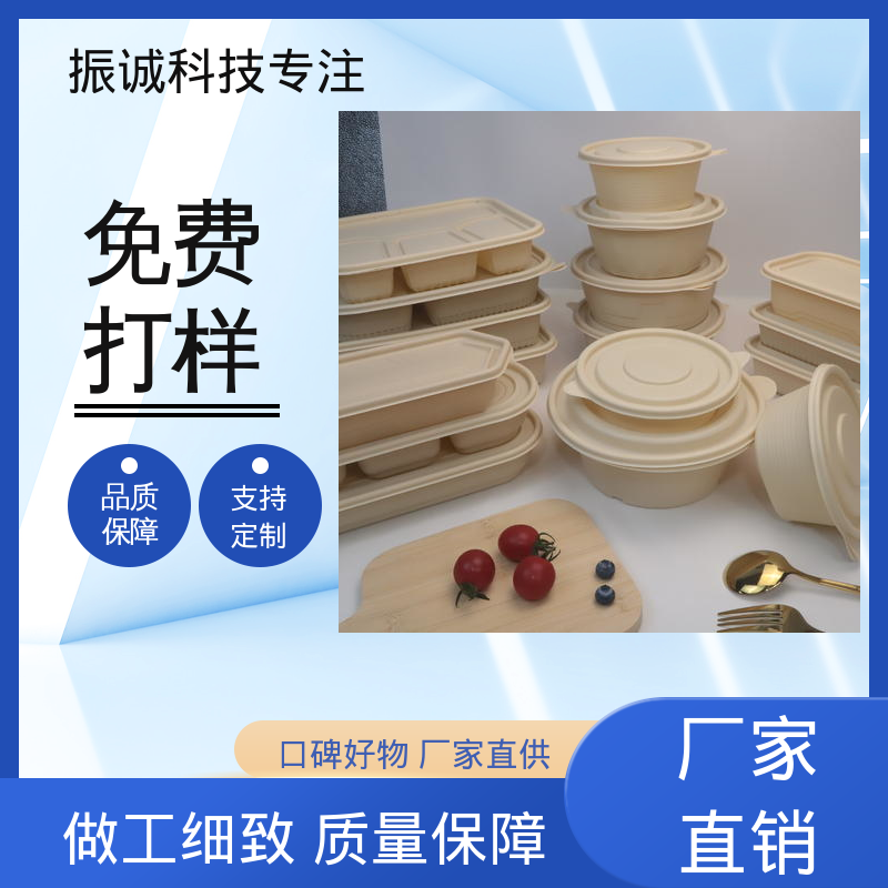 干净卫生 儿童带餐便携环保 一次性打包盒 振诚科技