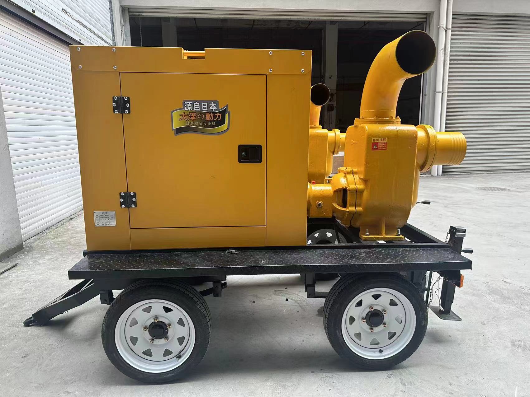 1000立方柴油水泵，带移动拖车，TO1000PM夏季应急排水设备