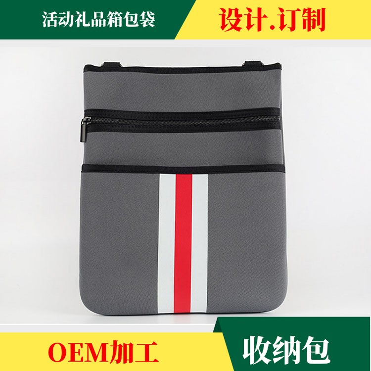 OEM品牌个性定制牛津布帆布腰包单肩斜挎包大容量收纳包