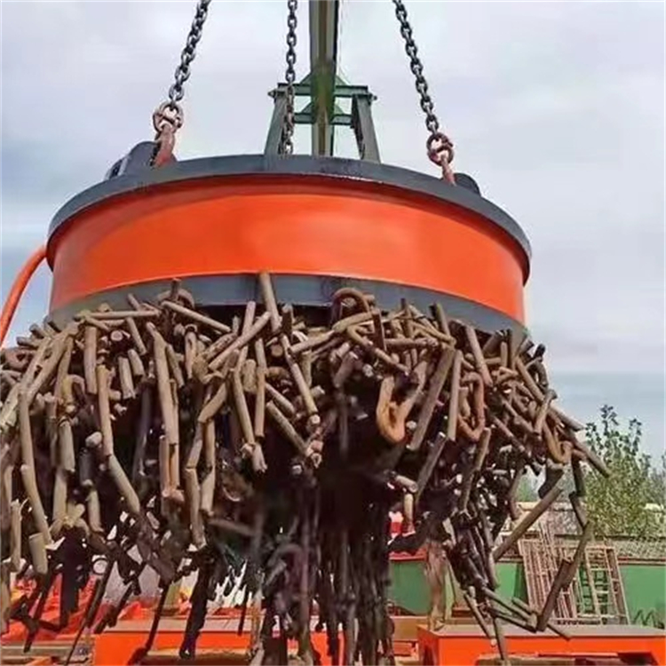 泰荣超强力电磁吸盘 废铁起重装载用吸盘 电动遥控起重吸盘