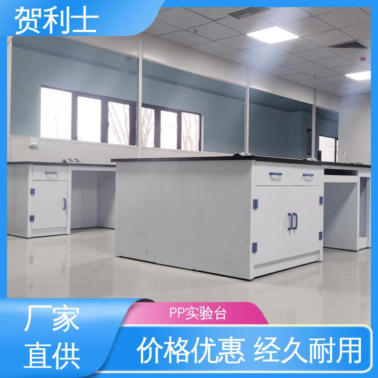 贺利士 适用于医疗卫生 可按需定制 实验边台 PP实验台柜