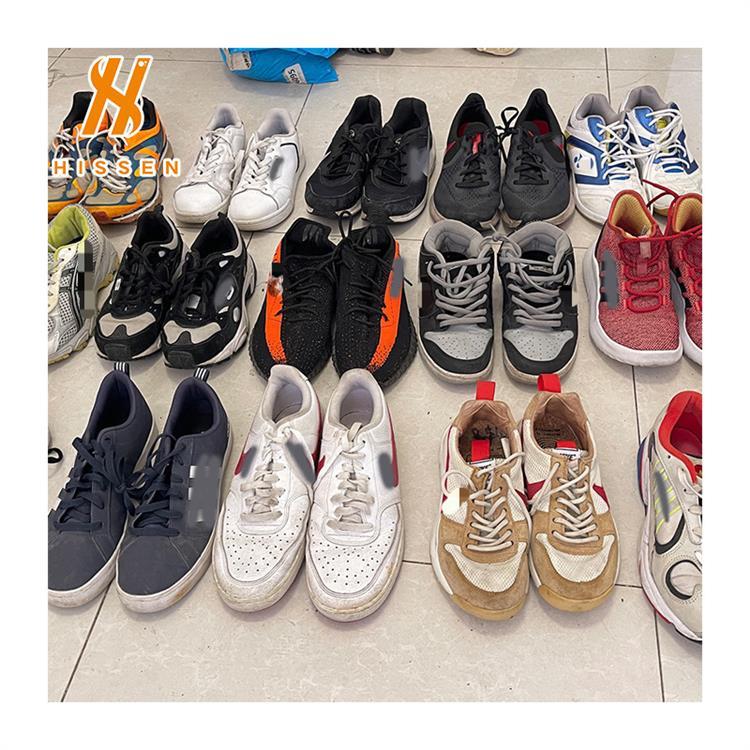 爆款二手品牌鞋高质量运动鞋ukmenbrandsusedshoes贸易出口加拿大
