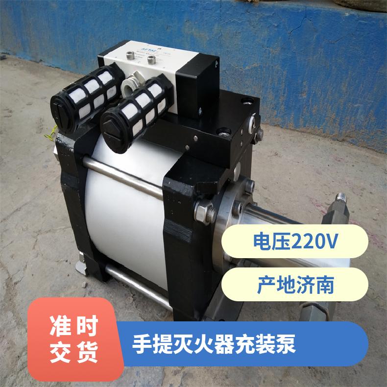 鸿众制造灭火器增压泵的介绍-手提充装 卧式 不锈钢 SUP