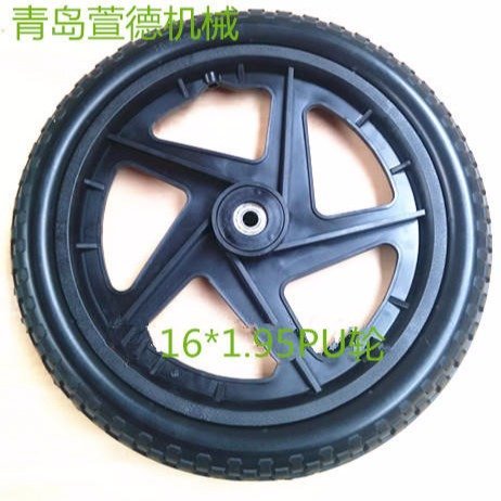 厂家大量销售16x1.75斜五档自行车、拖车、塑胶充气轮 、儿童三轮拖车轮