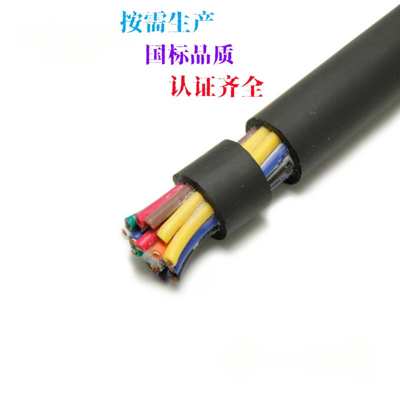 耐弯曲1000万次 聚氨酯PUR护套耐油防水抗紫外线拖链电缆乔浦定制
