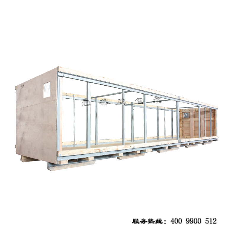 壹善达钢边木箱加工定制熏蒸重型多功能出口型