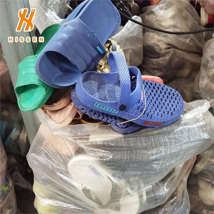 旧鞋子工厂外贸出口二手拖鞋used slippers杂款混合直销北美