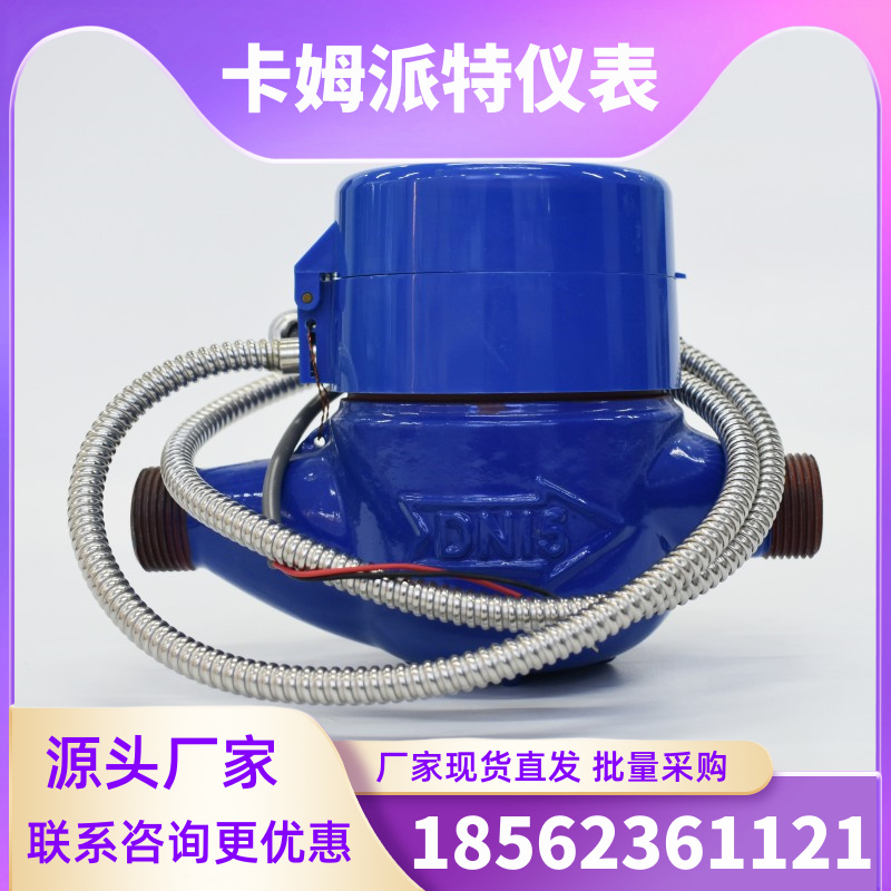 有线远传水表 光电直读 485通讯方式 铁壳铜头 dn15dn20多种口径 厂家