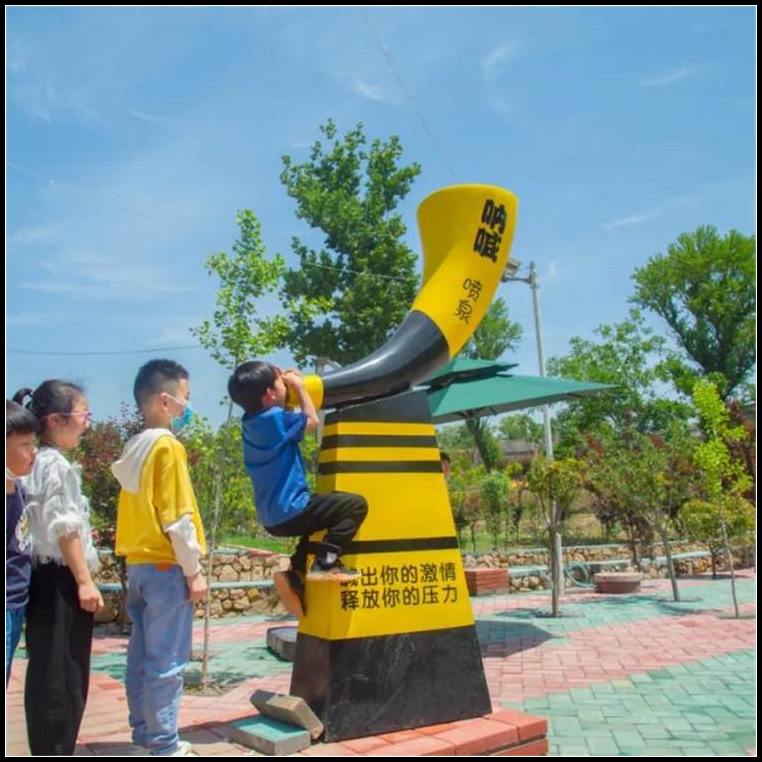 三晶游乐声控喊泉 网红呐喊喷泉 40米两套组合景区设施