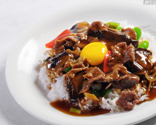 毕记老字號牛肉干饭