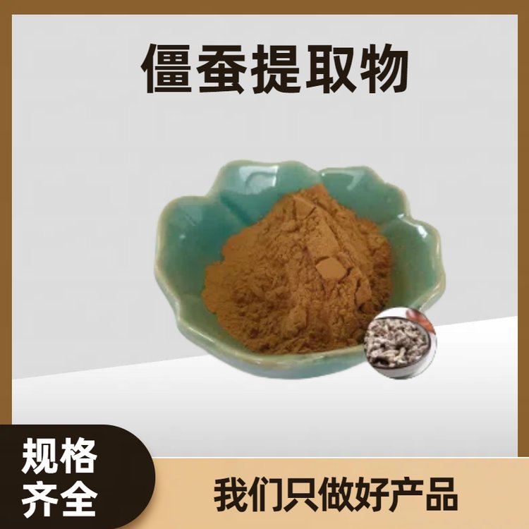 僵蚕提取物10:1 资质齐全僵蚕粉 浸膏 水溶性好 喷雾干燥 可定制规格