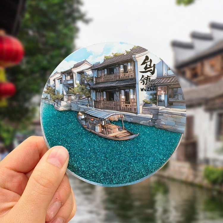 3D立体创意冰箱贴工厂定制 餐饮酒店用品磁性贴 来图订制