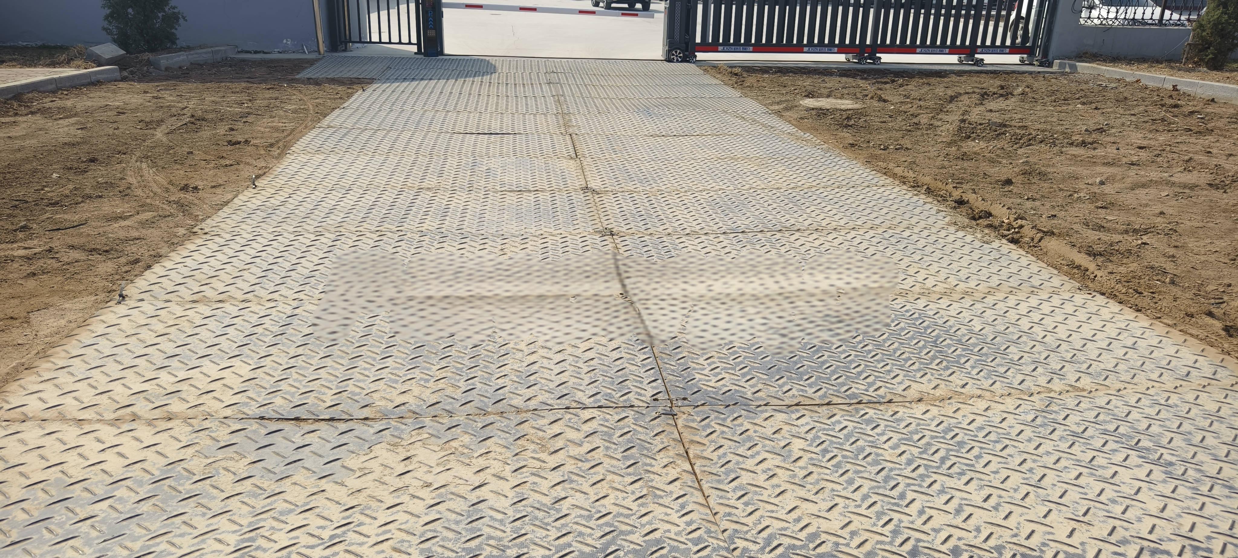 聚乙烯路基板建筑施工单面双面防滑承纹重耐磨工地临时塑料铺路板