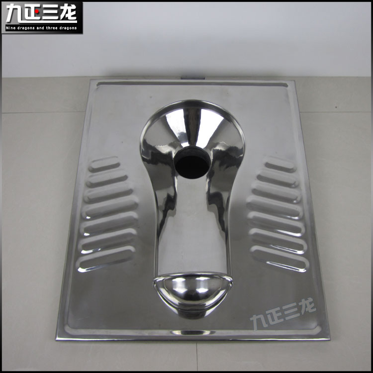 供应不锈钢蹲便器带水箱B标准型蹲便防滑防臭公共卫生间304钢厕具