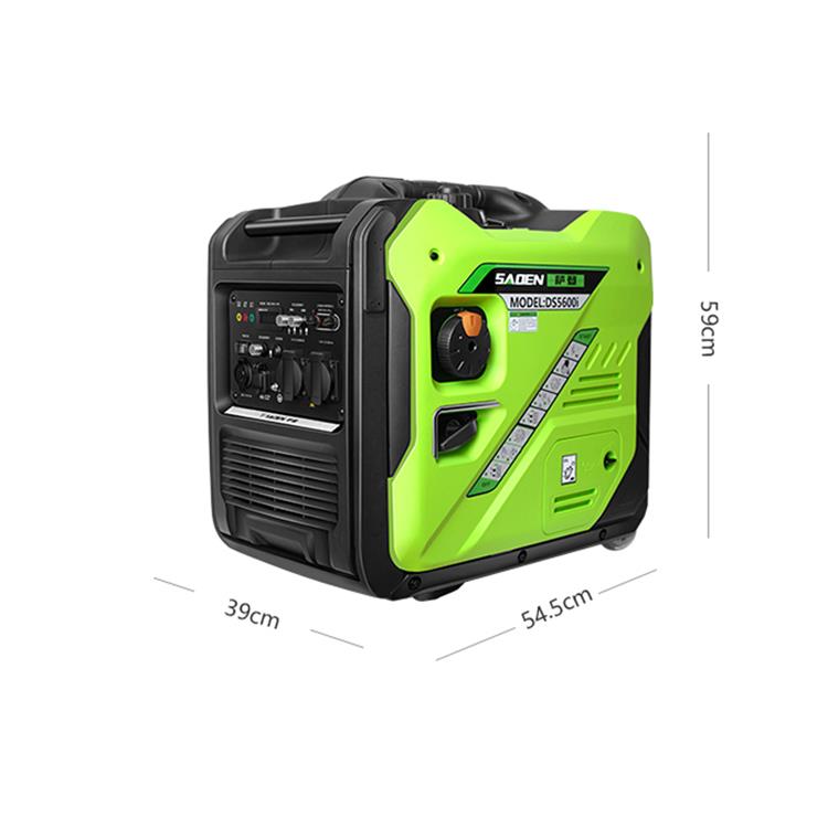 萨登5000w小型数码变频静音汽油商铺备用发电机DS5600i