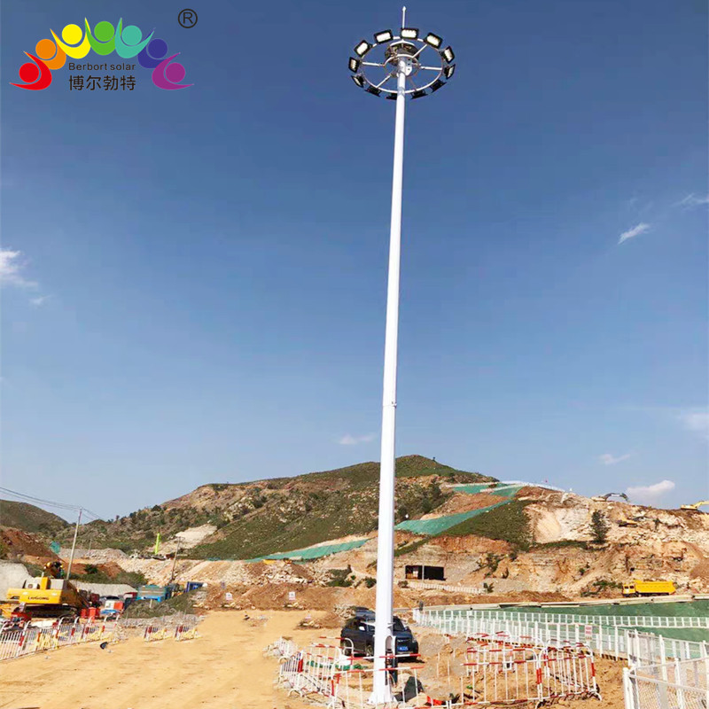 博尔勃特服务区广场道路照明LED投光灯球场灯升降式高杆灯厂家