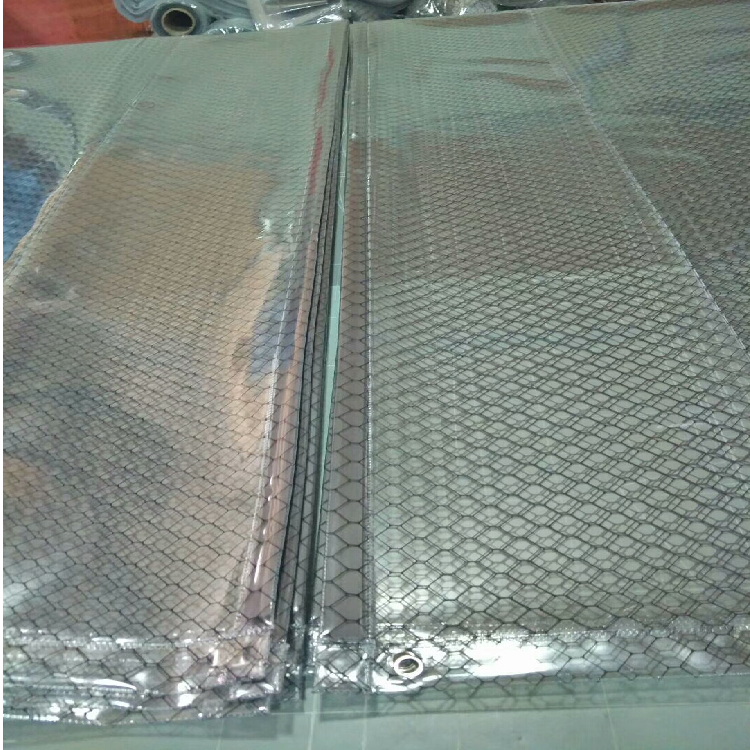 阔海 防静电帘 黑色网格帘 PVC洁净棚车间防尘软门帘