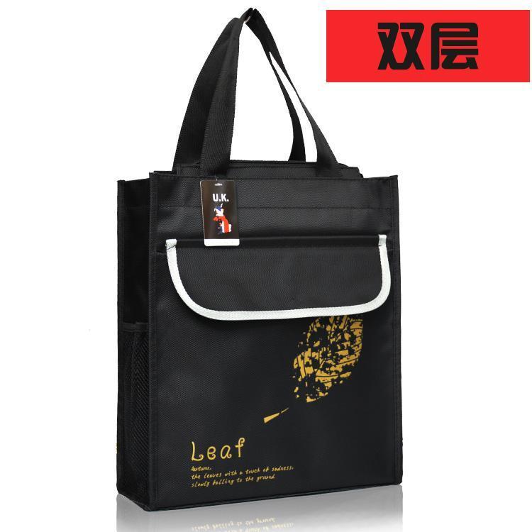 富源帆布袋装书简约多功能防水牛津布学生手拎书袋