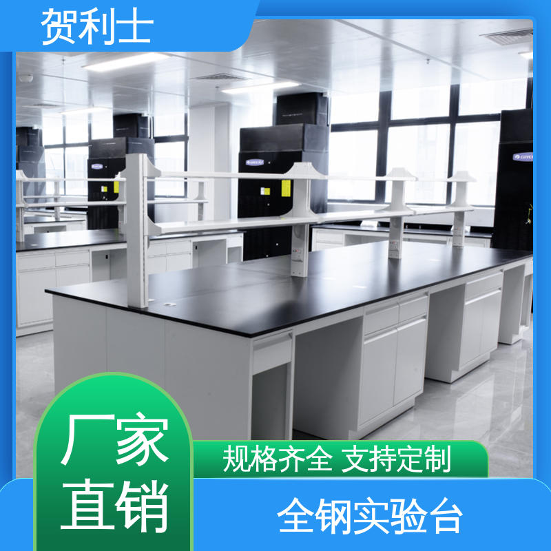 贺利士 耐腐蚀 全钢中央工作试验台 实验室边台 不易损坏