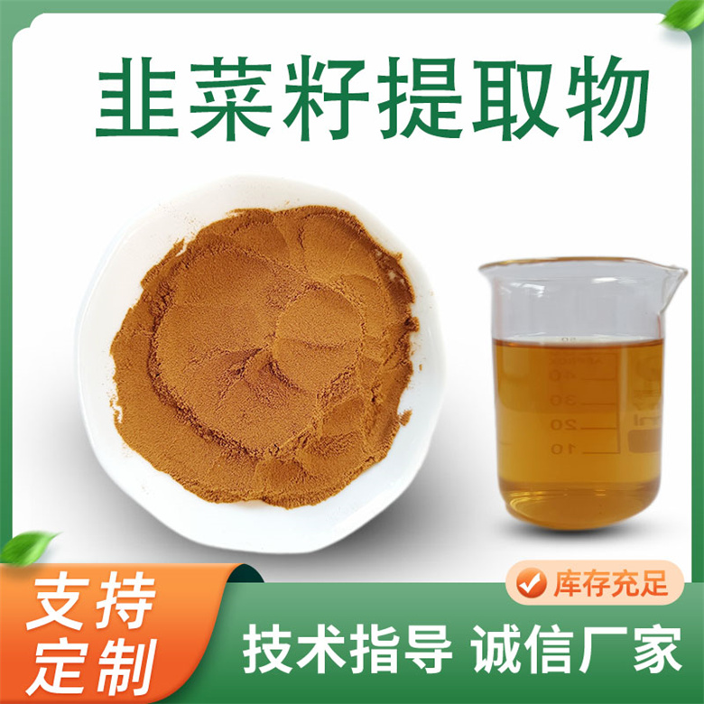 韭菜籽提取物 浓缩韭菜籽粉 10:1易水溶粉末 食品原料 联峰生物