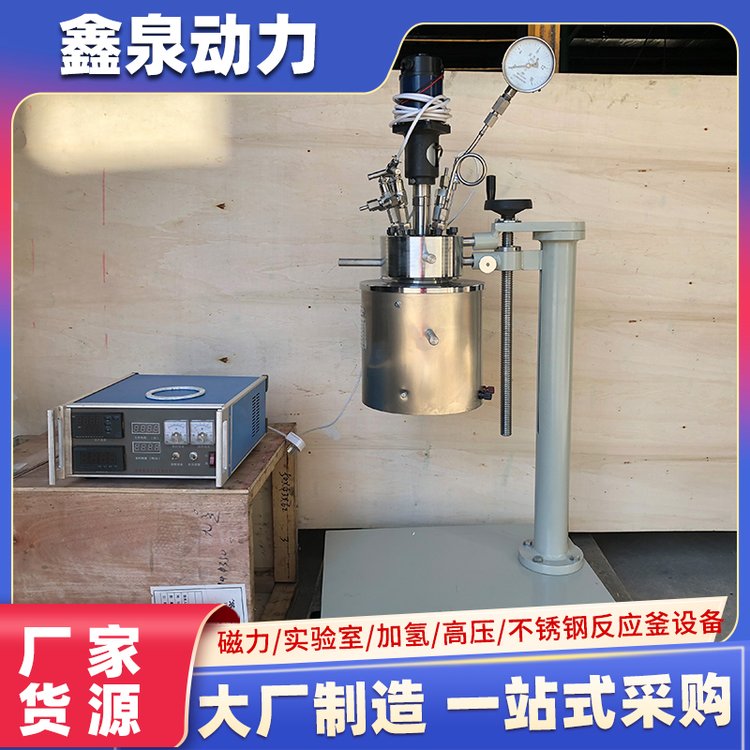 3L实验室反应釜 升降翻转式磁力密封高压釜 电加热小型反应设备 鑫泉